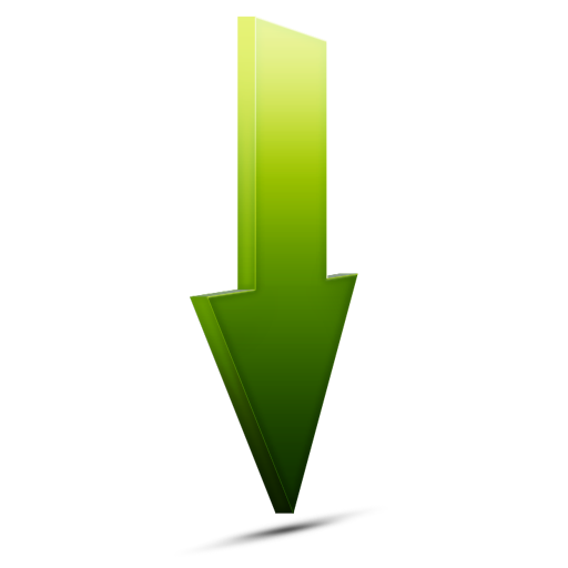 Green Down Arrow Icon Download Free Icons