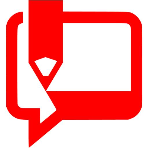 Red Google Blog Search Icon