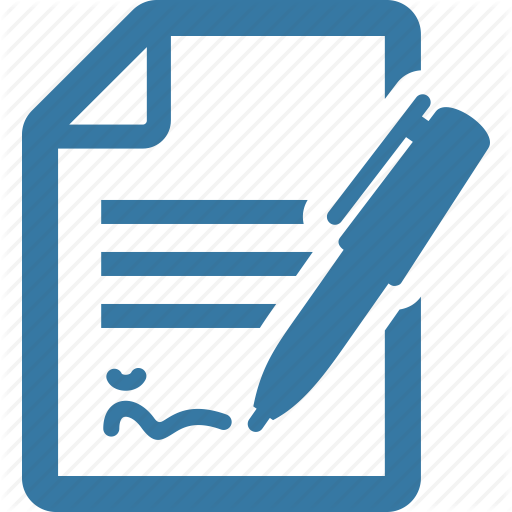 Business Document, Contract, Icon