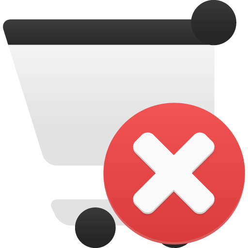Removed From Shopping Cart Icon Download Free Icons