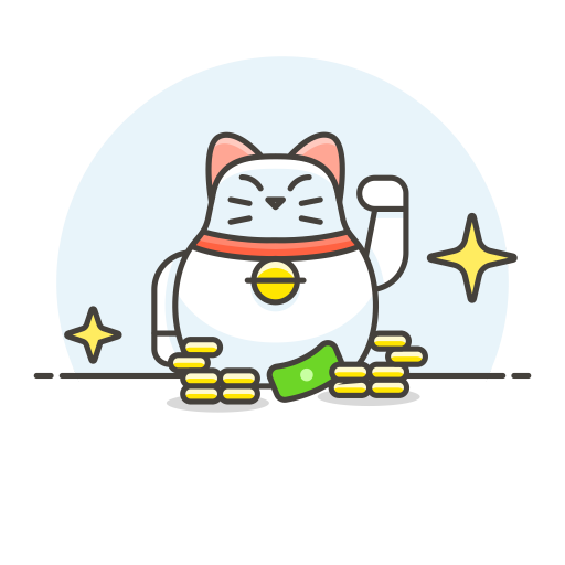Lucky Cat Money Icon Streamline Ux Free Iconset Streamline Icons