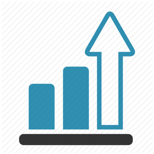 Growth Arrow Icon Arrow Chart Growth Progress