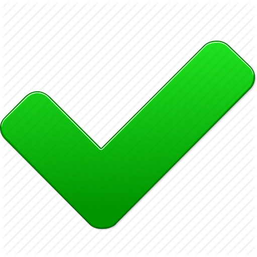 Green Check Mark Icon Transparent Png Clipart Free Download