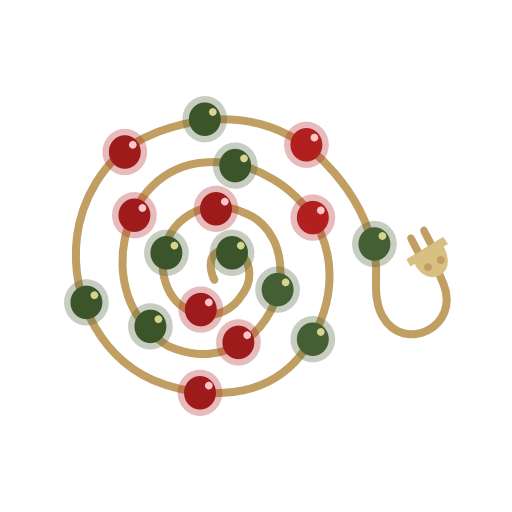 Garland, Christmas Icon Free Of Christmas Icons In Flat