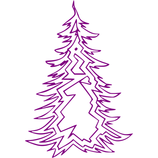 Purple Christmas Icon
