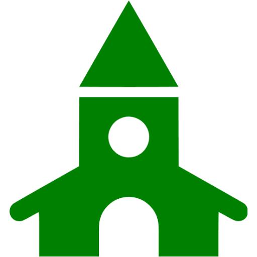 Green Church Icon
