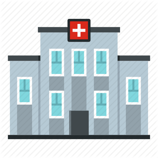 Illustration, Building, Hospital, Transparent Png Image Clipart