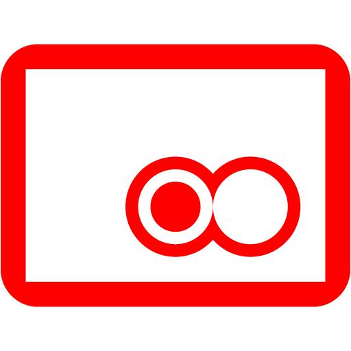 Red Credit Card Icon