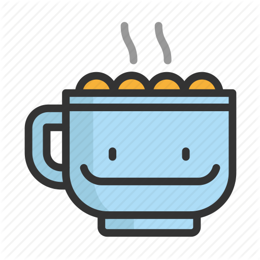 Cacao, Cartoon, Christmas, Coffee, Cute, Funny Icon