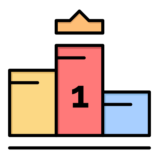 Pedestal, First, First, Place, Education Icon Free Of Modern