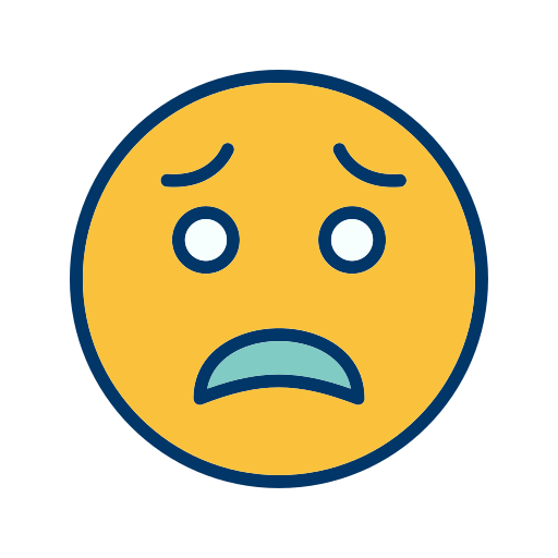 Emoticon, Face, Scared, Smiley Icon Free Of Emoticons Filled Two