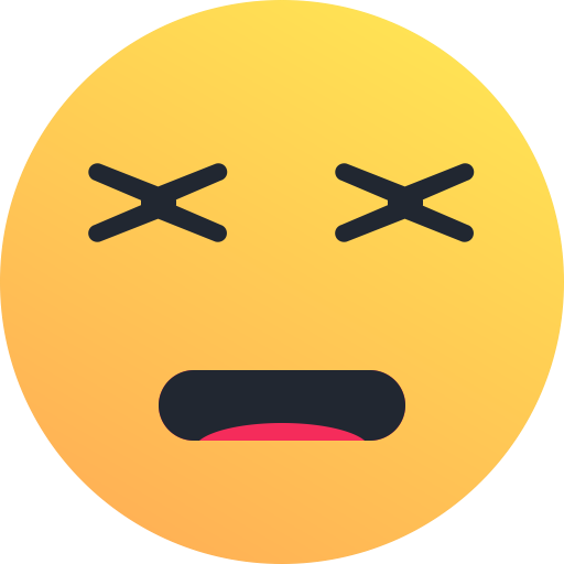 Dead, Emoji, Emoticon, Face, Reaction, Tired Icon