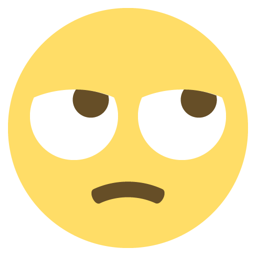 Face With Rolling Eyes Emoji Emoticon Vector Icon Free Download