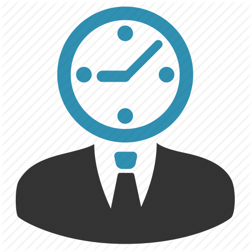 Clock, Estimate, Manager, Time, Worker Icon