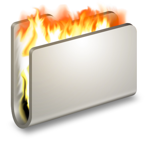 Burn, Fire, Folder Icon