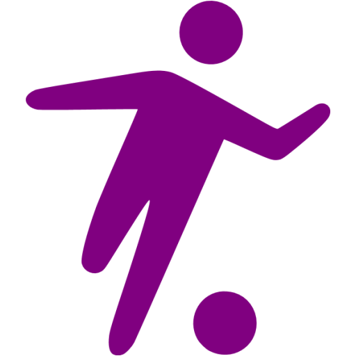 Purple Football Icon
