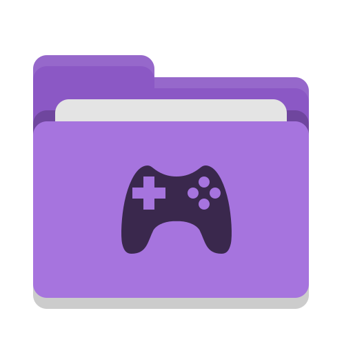 Folder, Violet, Games Icon Free Of Papirus Places