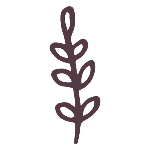 Olive Branch Hand Drawn Icon