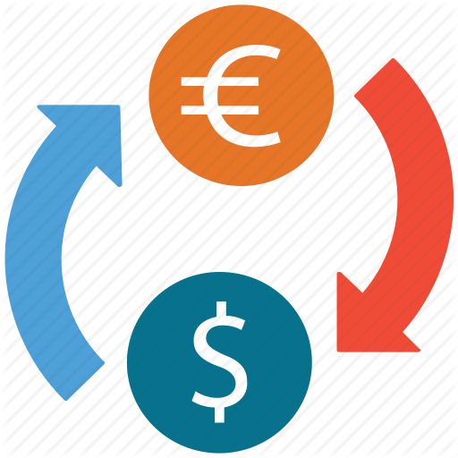 Currency Converter, Currency Exchange, Dollar, Euro Icon