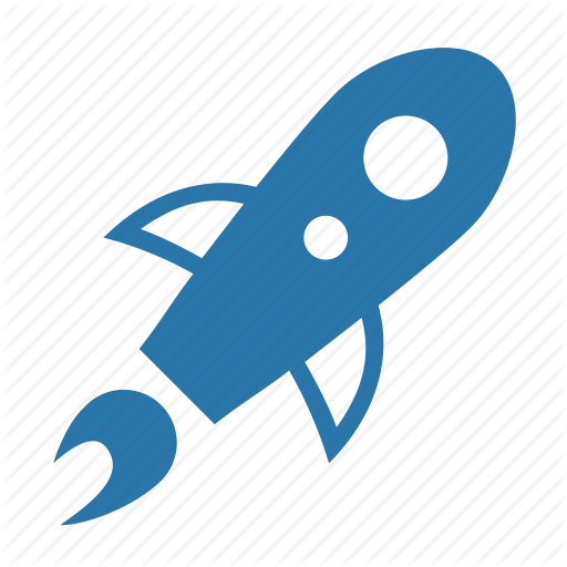 Project Launch, Shuttle, Spaceship, Startup Icon