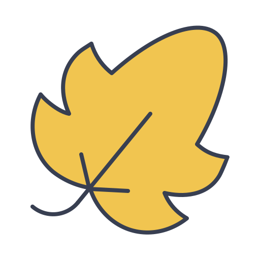 Leaf Icon Free Of Trick Or Treat