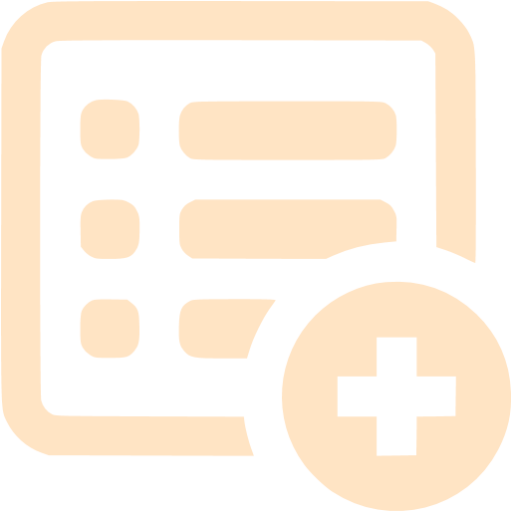 Bisque Add List Icon