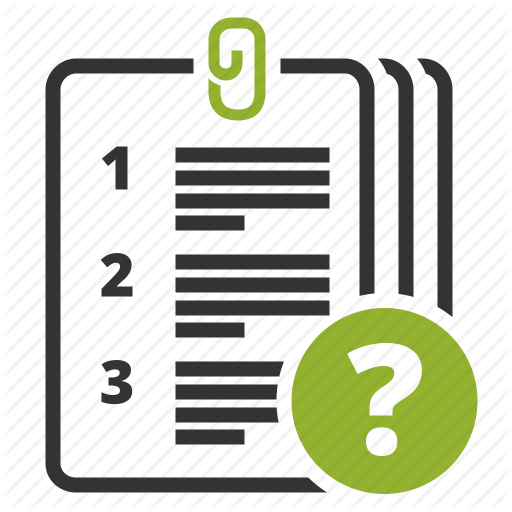 Education, Exam, List, Questions, Tests Icon