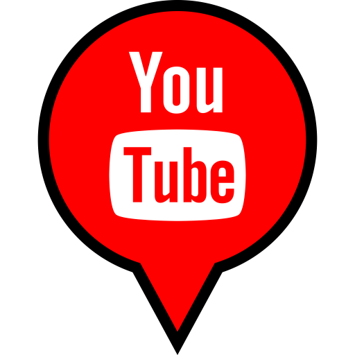 Logo, Pin, Youtube Icon
