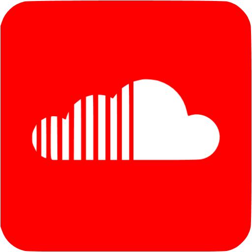 Red Soundcloud Icon