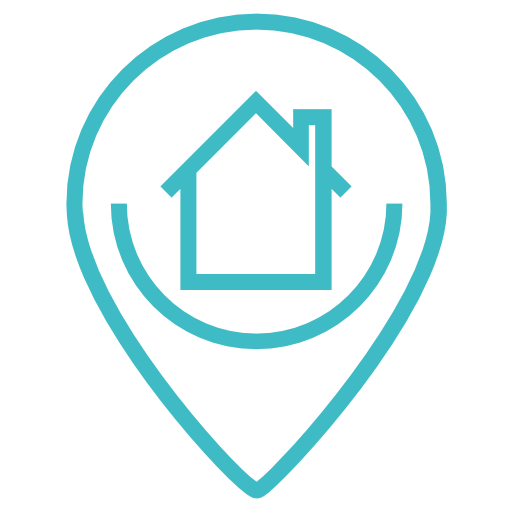 Location, Map, Pointer, House, Home Icon Free Of Construction