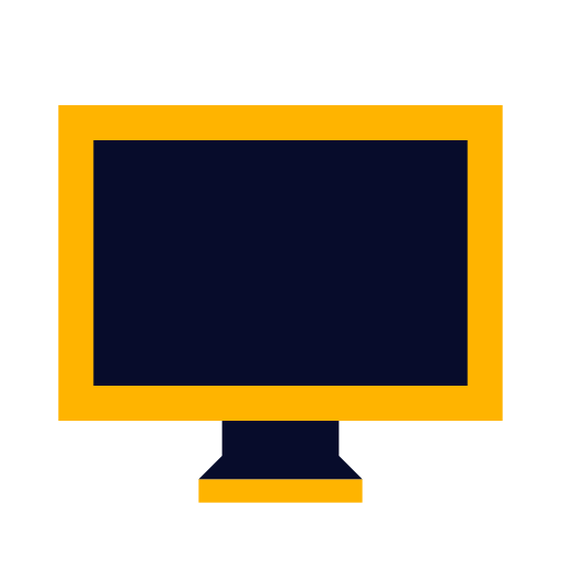 Desktop, Monitor Icon Free Of Vivid