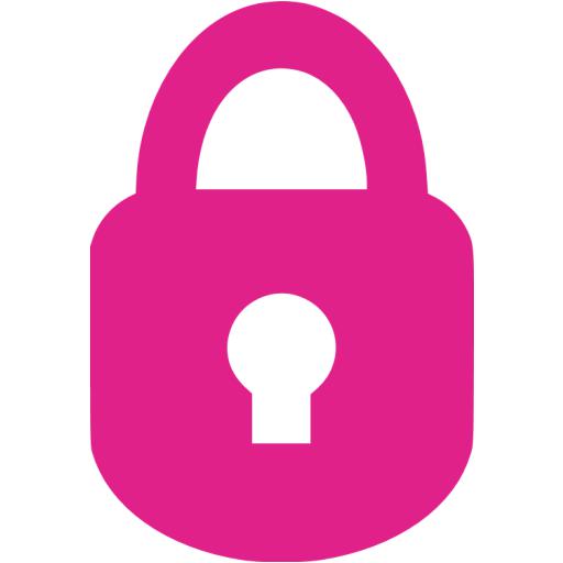 Barbie Pink Padlock Icon