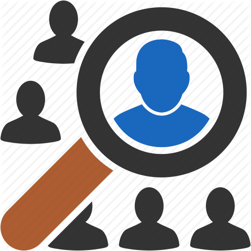 Customers, Find, Person, Search People, Social, Users, Zoom Icon