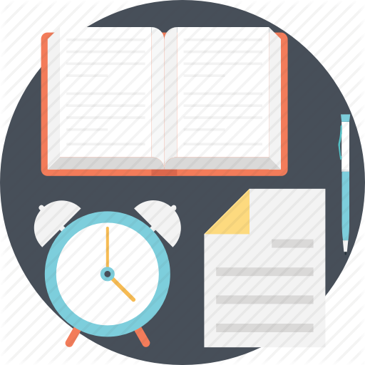 Back To School, School Time, Study Planner, Study Time, Timetable Icon