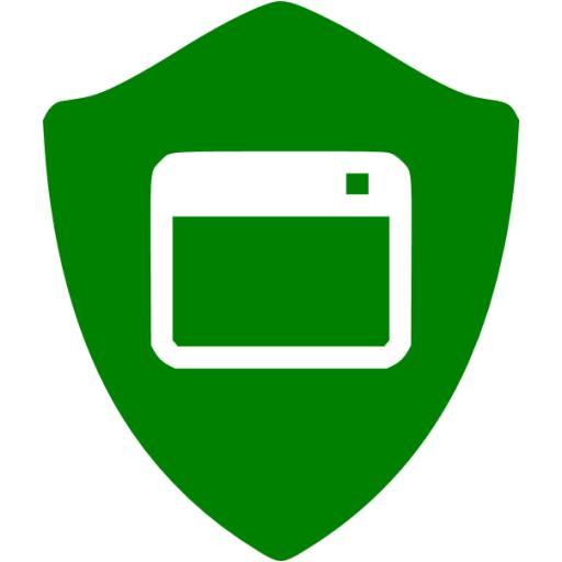 Green App Shield Icon