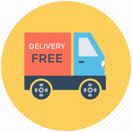 Cargo, Delivery Van, Free Delivery, Free Shipping, Shipping Truck Icon