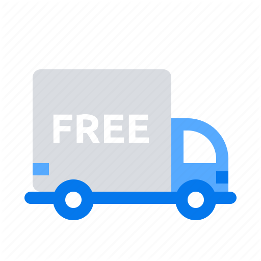Delivery, Free, Shipping Icon