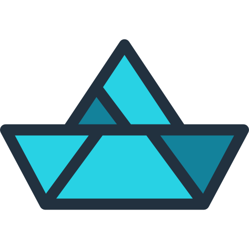 Hobbies And Free Time, Paper Ship, Paper Boat Icon