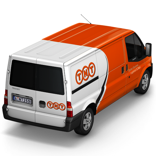 Tnt Van Back Icon Container Cargo Vans Iconset Antrepo