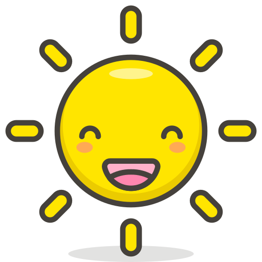 Sun, With, Face Icon Free Of Free Vector Emoji