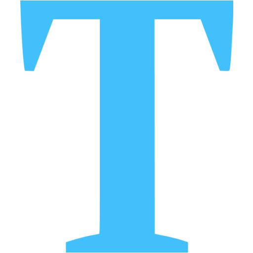 Caribbean Blue Text Icon
