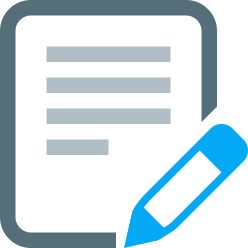 Document, Edit, File, Page, Paper, Sheet, Text Icon