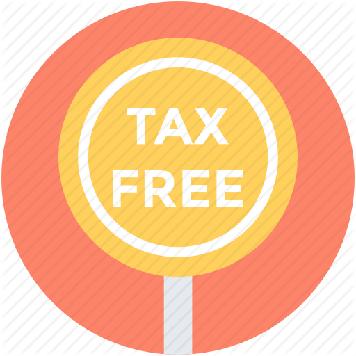 Duty Free, No Tax, Sales Tax, Tax Free, Taxation Icon