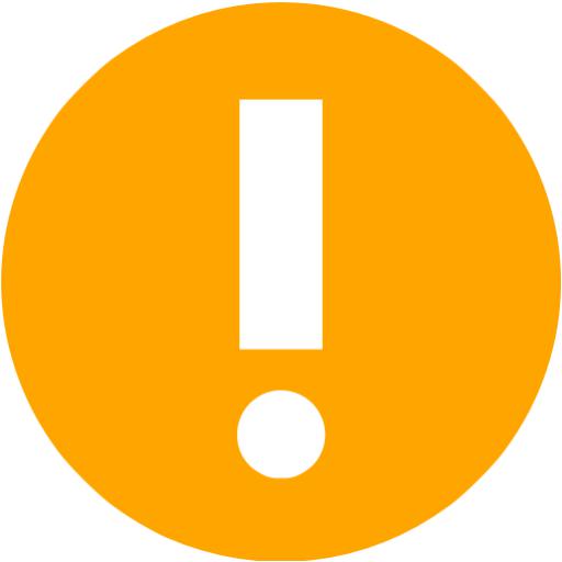 Orange Warning Icon