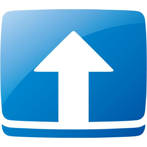 Web Blue Upload Icon