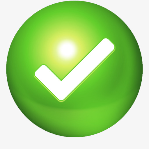 Green Registration Successful Icons, Green, Registration Success