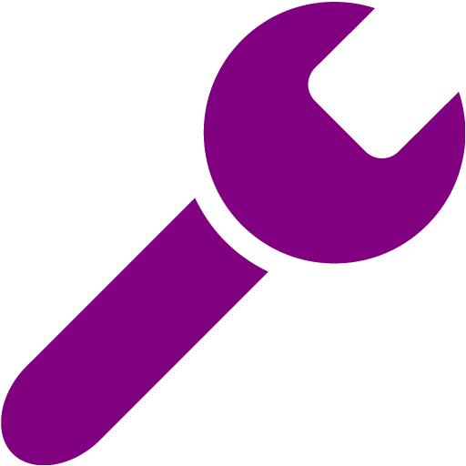 Purple Wrench Icon