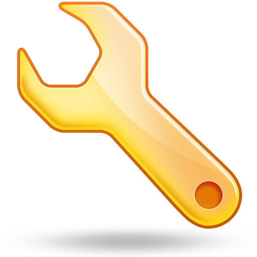 Yellow Wrench Icon Download Free Icons