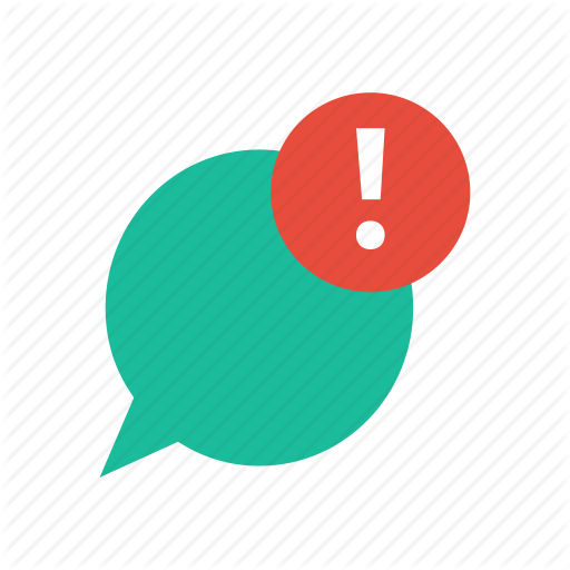 Alert, Bubble, Chat, Speech Icon