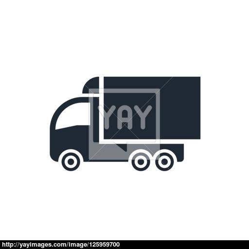 Icon Truck Profile Vector